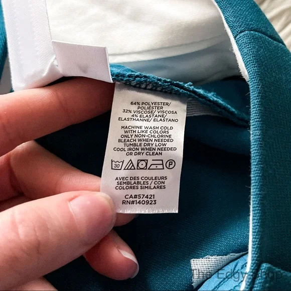 LOFT | Curvy Slim Mid Rise Skinny Ankle Dress Pants - Picture 7 of 9